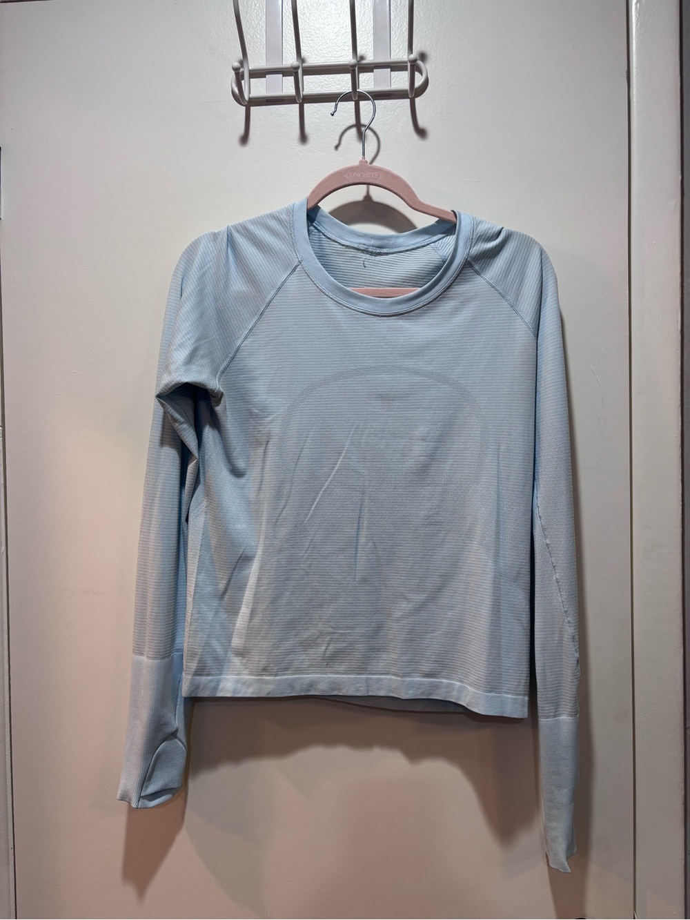 Lululemon Light Blue Long-Sleeve Active Top